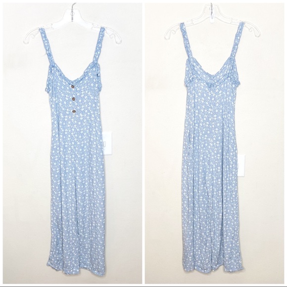 Skylar + Madison Pants - Skylar + Madison Jumpsuit Floral Blue